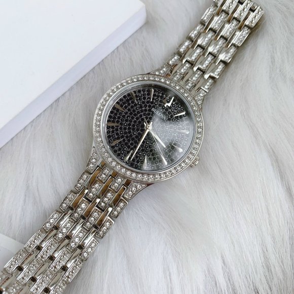 Bulova Diamond Pave Women\'s 32mm Watch main image 4